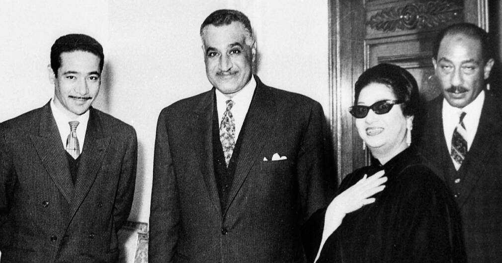 Umm Kulthum and Gamal Abdel Nasser, the voice of the Arabs